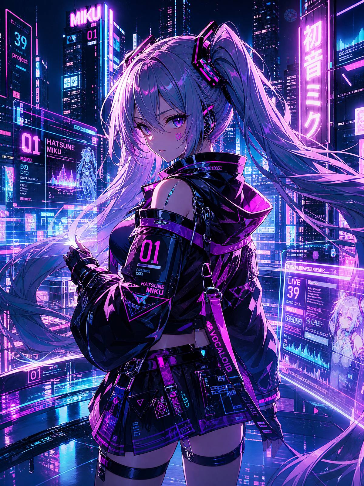 陈美娇AI动漫-赛博少女